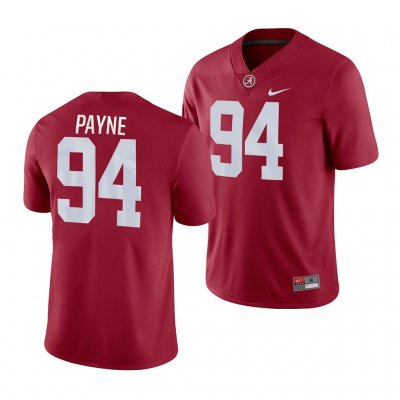 Men's Alabama Crimson Tide #94 Da'Ron Payne Crimson Game NCAA Nike College Football Jersey 2403YAYN7